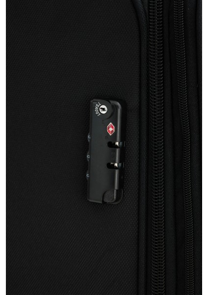 24031-24032 3'Lü Set Ultra Light Hafif Lüx Kumaş Tekerlekli Valiz