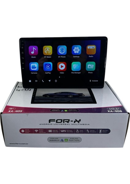 Tüm Araçlara Uygun Tek Din 10'' Forx 4-64 Profesyonel Oem Multimedia