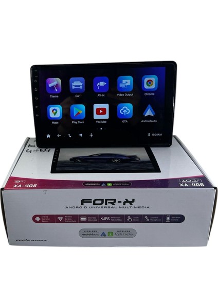 Tüm Araçlara Uygun Tek Din 10'' Forx 4-64 Profesyonel Oem Multimedia