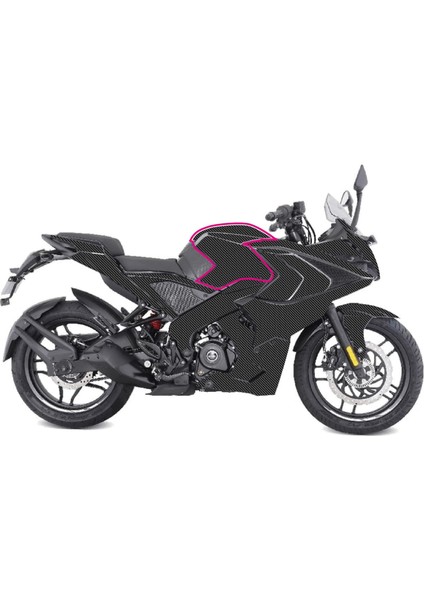 Bajaj RS200 Karbon Stıcker Set Depo Parçalı Kaplama Etiket Modeli fiyatları