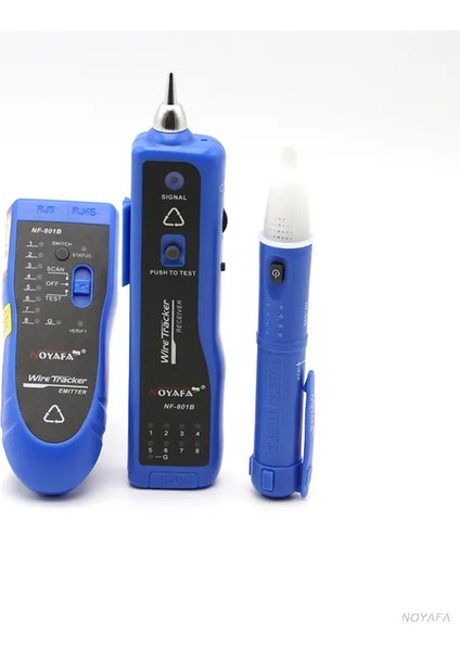 Noyafa NF-1501 Ağ Araç Kiti Tel Izci Ara Sıkma Tel Sıyırıcı Cat5 Modül Telefon Internet Bağlantı Seti