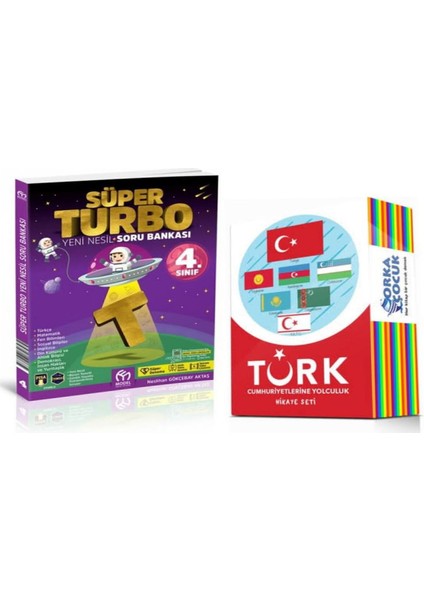 (Sınıf: 4) Süper Turbo Yeni Nesil Soru Bankası Ve Türk Cumhuriyetlerine Yolculuk Hikaye