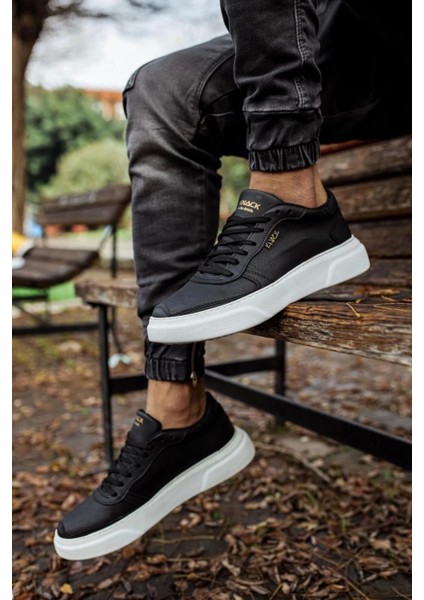 Knack Günlük Ayakkabı 222 Siyah (Beyaz Taban)