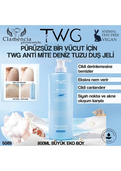 Anti Mite Deniz Tuzu Duş Jeli 800 ml indirimleri