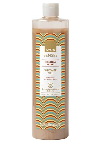 Senses Vanilya ve Karamel Kokulu Duş Jeli 500 ml