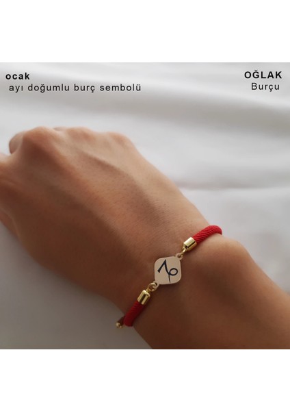 14 Ayar Plakalı Altın Özel Eşkenar Dörtgenli, Kırmızı Örgü Det Ayıyla Astroloji Burçlar Sembollü Bileklik, Burçlara Ilgi Duyan Gençler ve Ergenler İçin Anlamlı Bir Hediye! fiyatları