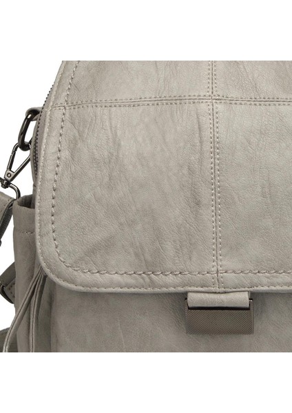 Yıkama Deri Sırt Askılı Kadın Çantası 21-K Barcelona 1908 fiyatları