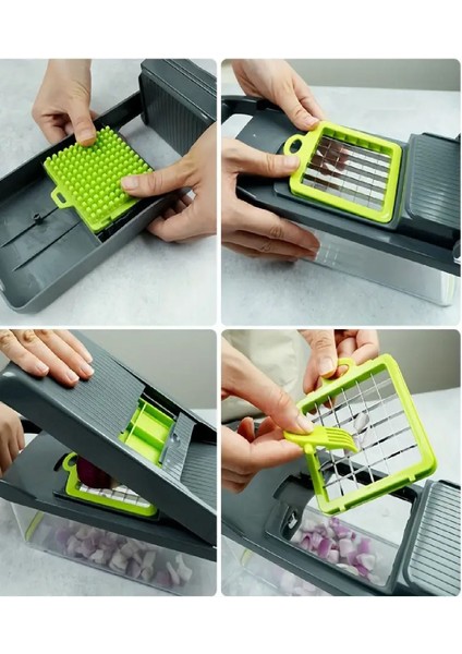 Çok Fonksiyonlu Sebze Doğrayıcı Rende - Vegetable Chopper - Çeyiz Listesi - Çeyiz Seti indirimleri