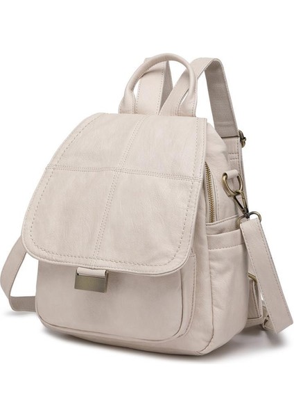 Yıkama Deri Sırt Askılı Kadın Çantası 21-K Barcelona 1908 fırsatları