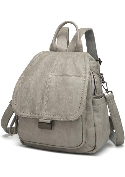 Yıkama Deri Sırt Askılı Kadın Çantası 21-K Barcelona 1908 fırsatları