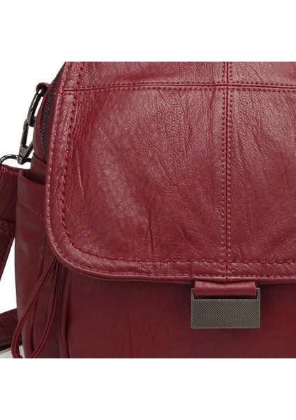 Yıkama Deri Sırt Askılı Kadın Çantası 21-K Barcelona 1908 fiyatları