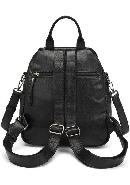 Yıkama Deri Sırt Askılı Kadın Çantası 21-K Barcelona 1908 indirimleri