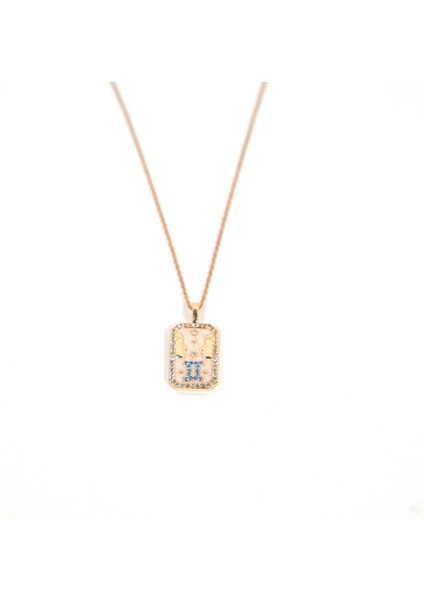 Çelik Kolye Balık Burcu Tarot Model - K-109
