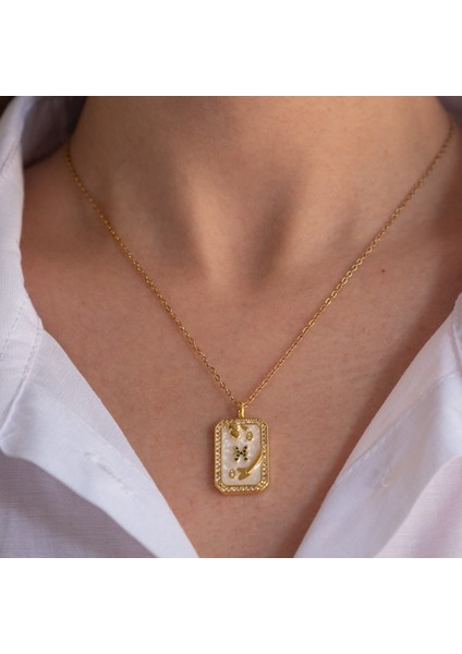 Çelik Kolye – Balık Burcu Tarot Model K-104 fiyatları