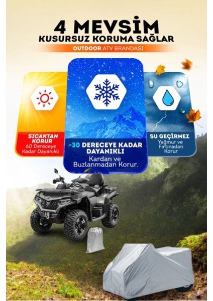 Atv Brandası Su Geçirmez Volta Ra5 Atv Uyumlu modelleri