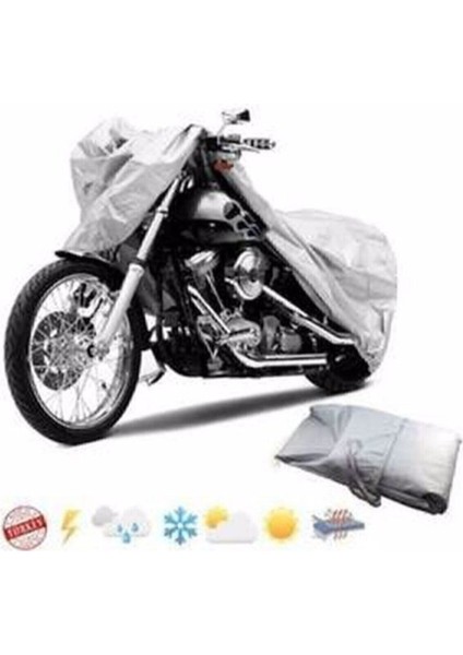 Vespa Primavera 150 Arka Çanta Uyumlu Motor Branda Motosiklet Örtüsü