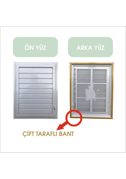 Menpaj Panjurlife Havalandırma Menfez Panjur Yapışkanlı fiyatları