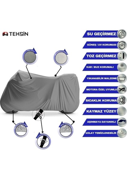 Rks Easy Pro 50 Uyumlu Motosiklet Brandası 4 Mevsim Su Geçirmez Motor Brandası fiyatları