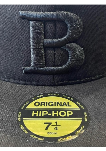 Hip Hop Snapback Rapper Basket Cap Şapka B Nakış Unisex indirimleri