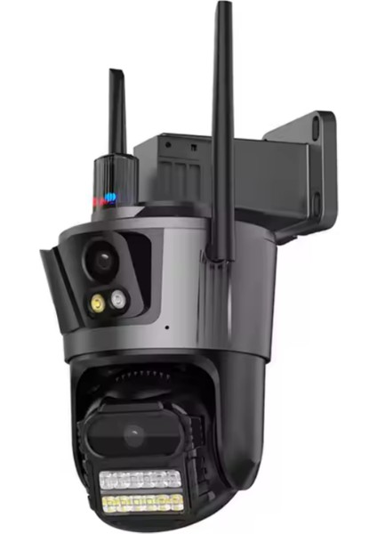 CMR57 Cctv Wifi Ip Dış Mekan Çift Lens Hd 4mp Ptz Rotasyon Güvenlik Su Geçirmez modelleri
