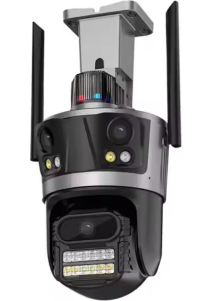 CMR57 Cctv Wifi Ip Dış Mekan Çift Lens Hd 4mp Ptz Rotasyon Güvenlik Su Geçirmez fırsatları
