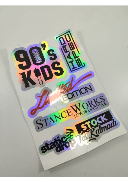 Hologram Arka Cam Sticker Etiket Model 015 fiyatları