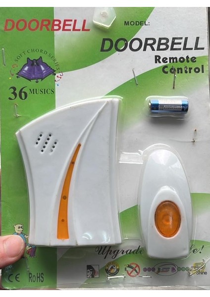 Doorbell 36 Melodili Kablosuz Kapı Zili