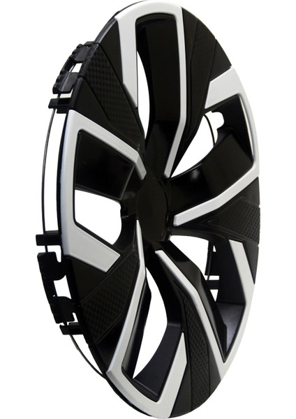 Jant Kapağı Kırılmaz Çıtalı 14" Yeni Model Beyaz Çıtalı 4'lü (Takım Olarak)