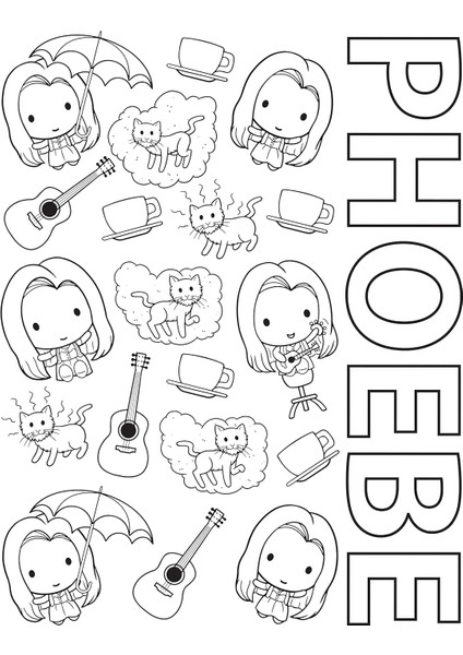 The Official Friends Coloring Book / The One With 100 Images To Color! - Micol Ostow