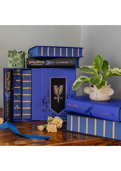 Harry Potter Ravenclaw House Editions Hardback Box Set 1 And 7 - J. K. Rowling