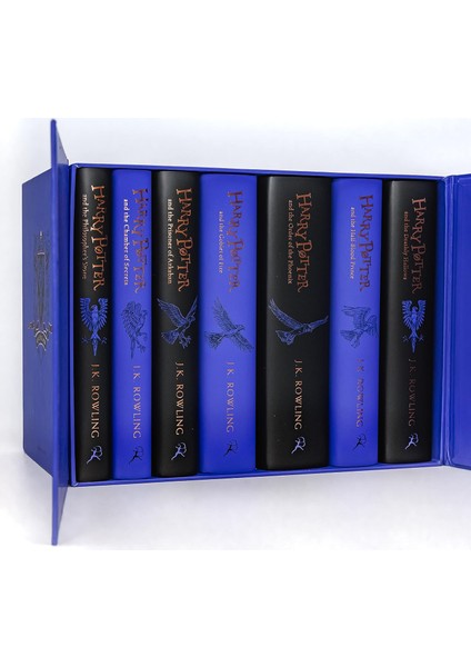 Harry Potter Ravenclaw House Editions Hardback Box Set 1 And 7 - J. K. Rowling