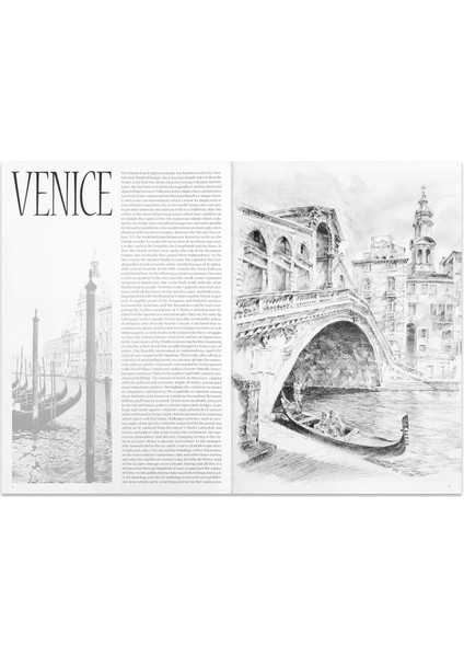 Desen Kitabı Venetian Sceneries N: 14 Venedik Sahneleri N: 14 fiyatları