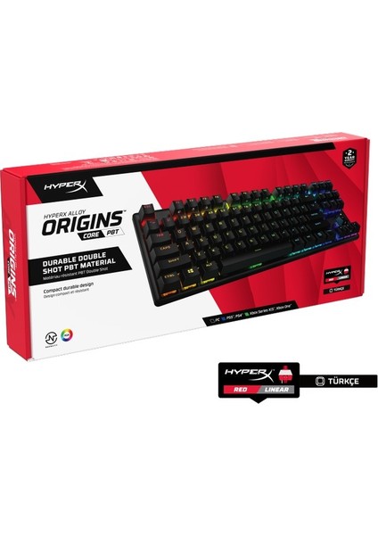 Hyperx Alloy Origins Core Rgb Tkl Q Klavye