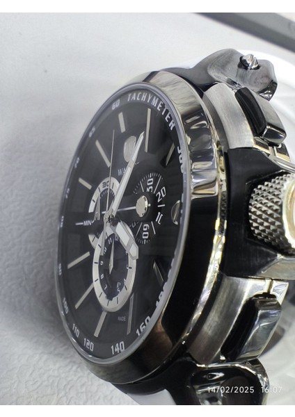 WA.16910-L Swiss Made Silikon k,Kayışlı Erkek Kol Saati