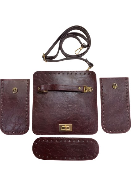 Deri Çanta Seti Kabartmalı MX-128