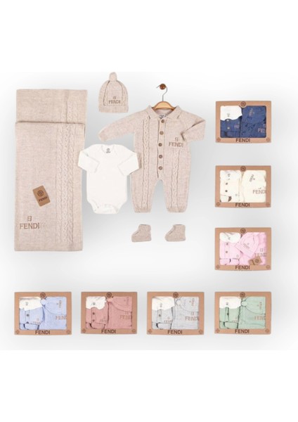 Baby Marka Fany Vdesen Triko Set Unisex 0-6 Ay