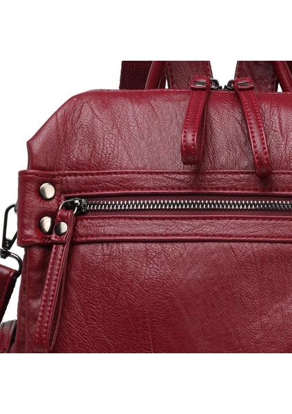Yıkama Deri Sırt Askılı Kadın Çantası 21-K Barcelona 1909 fiyatları