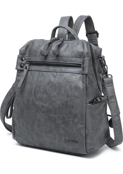 Yıkama Deri Sırt Askılı Kadın Çantası 21-K Barcelona 1909 fırsatları