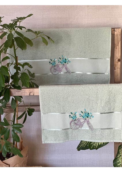 Banyo Havlu Seti %100 Pamuk Kutulu