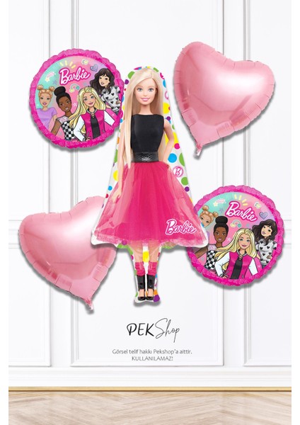 Kız Doğum Günü Balon Seti 5li