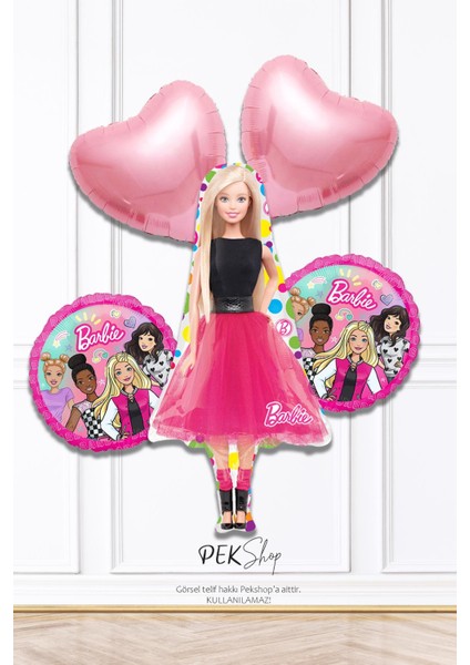 Kız Doğum Günü Balon Seti 5li modelleri