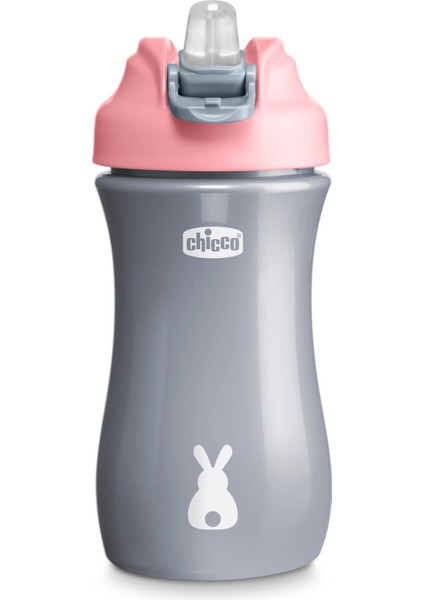 Doremodam Chicco Pop-Up Pipetli Bardak 2 Yaş+ 350 ml - Pink