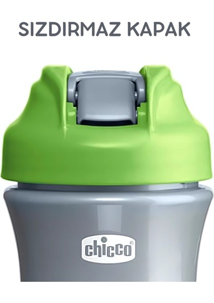 Doremodam Chicco Pop-Up Pipetli Bardak 2 Yaş+ 350 ml - Green