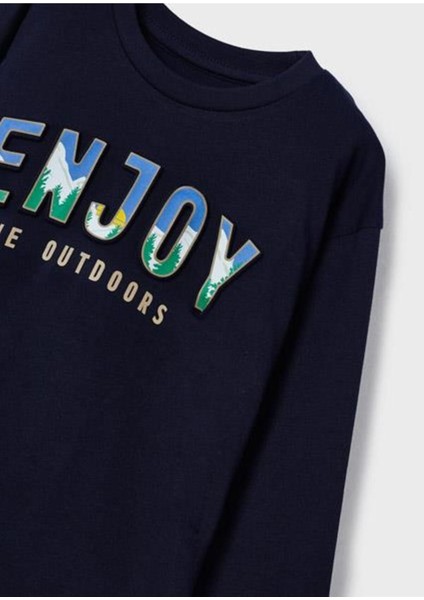 Erkek Çocuk Kabartma Baskılı Sweatshirt 4020 modelleri