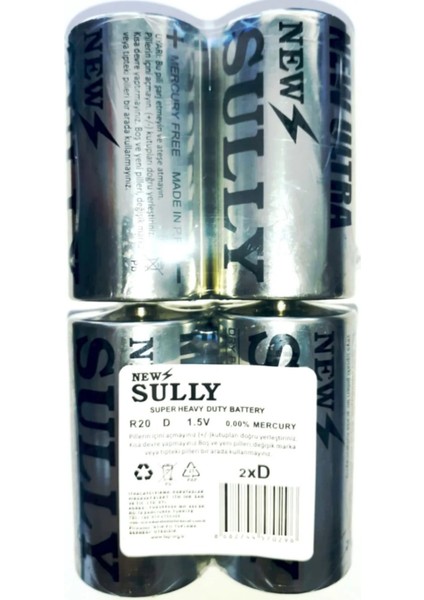 Sully 2 Li Pil 1,5V Dboy R20P Dev Boy Pil