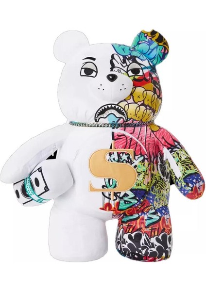 Sprayground Yarım Graff Ayı Sırt Çantası