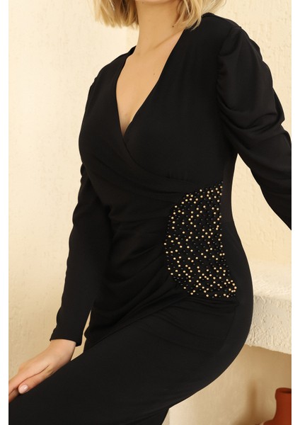 Taş Detaylı Balık Abiye Elbise fiyatları