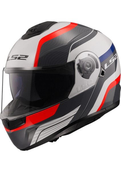 Strobe 2 Monza Siyah-Beyaz-Kırmızı Kask
