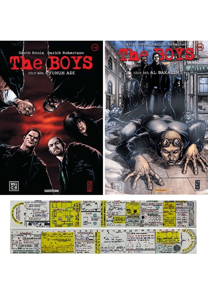 The Boys 1. 2. Ciltler Çizgi Roman Seti (Matematik Öğreten Cetvel) - Garth Ennis
