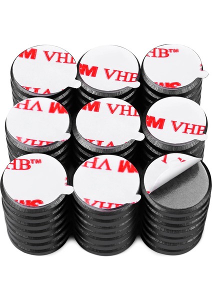Dekorasyon 50 Adet Şeffaf Yapışkanlı Mıknatıs 15X3MM Dekoratif Buzdolabı Magneti Hediyelik Magnet